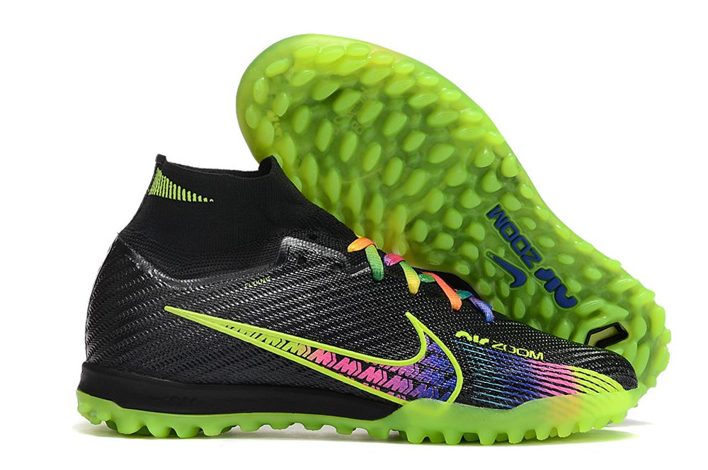 Nike Air Zoom Mercurial Superfly IX Elite TF negro verde